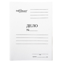 Маленькое фото товара - Скоросшиватель бумажный  А4"ДЕЛО" С320 г/кв.м мелованный LP4032W inФОРМАТ. Вариант №2