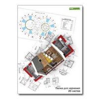 Фото товара - Папка для черчения А3 20л 180гр  ПЧ20А3 SchoolФормат