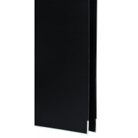 Маленькое фото товара - Папка-регистратор 75 мм P2PVC-75/Blk 2-стор. разборный, с мет.уголками, с карманом черный inФОРМАТ. Вариант №7