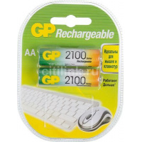 Фото товара - Аккумулятор GP AA HR06 (2100 mah) 210AAHC BL-2 NiMH