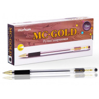 Маленькое фото товара - Ручка шариковая MC GOLD черная 0.5мм BMC-01 MunHwa. Вариант №3
