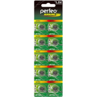 Фото товара - Элемент питания  AG 5 Perfeo 10BL Alkaline Cel LR 754 Gratias