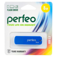 Фото товара - ФЛЕШ-накопитель (USB) PERFEO  8GB C05 Синий PERFEO