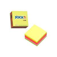 Фото товара - Бумага для заметок с клеевым краем Stick`n 51х51 мм 250л 5цв неон 21203 (822674) 70г/м2 Hopax