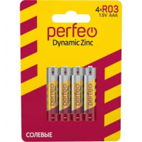 Фото товара - Элемент питания R03  4BL PERFEO Dynamic Zinc